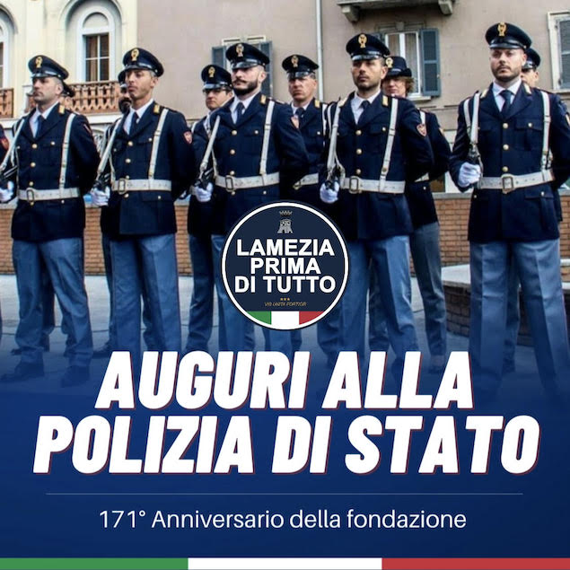 Festa Polizia di Stato, Gianturco: sinceri auguri a chi da 171 anni è al fianco dei cittadini