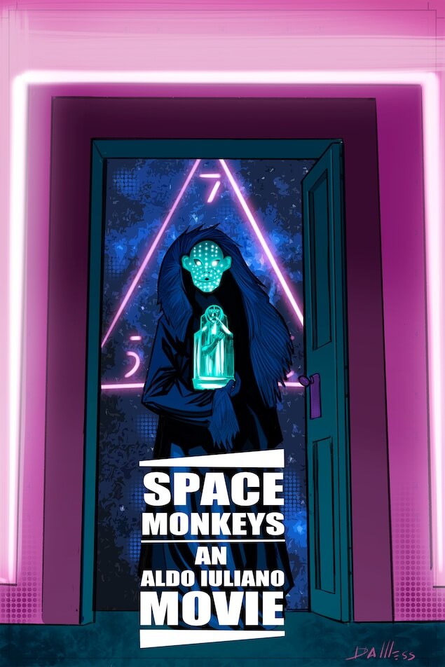 LIFF10: ecco l'immagine creata da David Messina per "Space Monkeys" di Aldo Iuliano