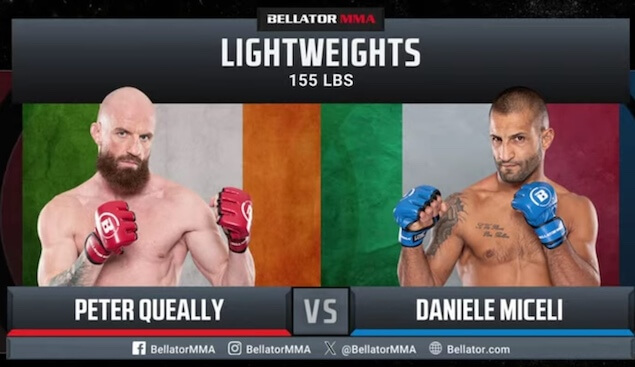 MMA: no contest tra il lametino Daniele Miceli e Peter Queally