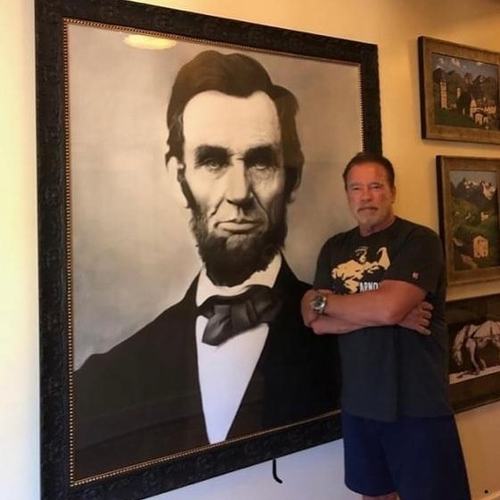 arnold schwarzenegger con Lincoln