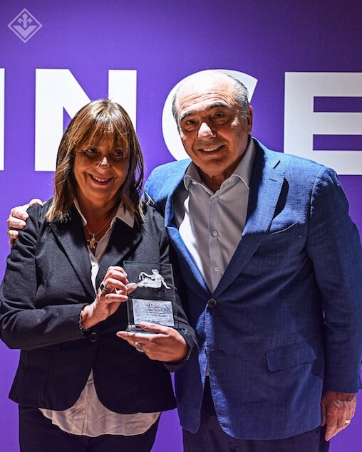 Consegnato il Premio Astrea al presidente della Fiorentina Calcio
