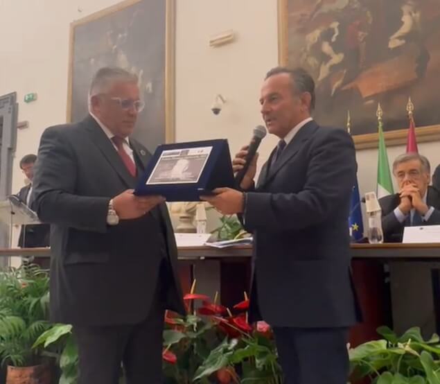 Premio Piersanti Mattarella, in Campidoglio prestigioso riconoscimento per Antonio Cannone