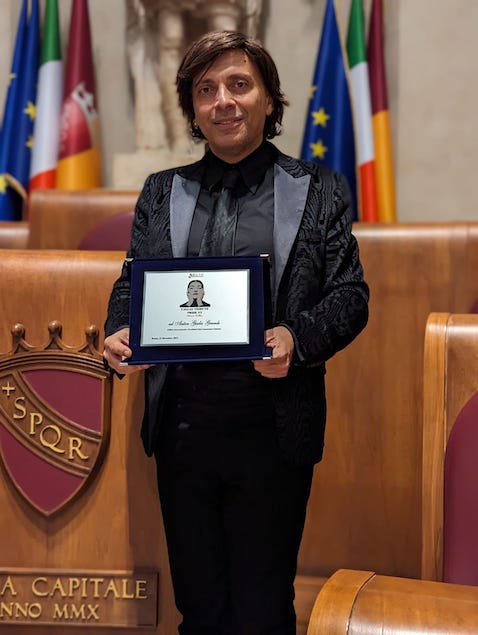 Anton Giulio Grande riceve il Premio dedicato a Maria Callas