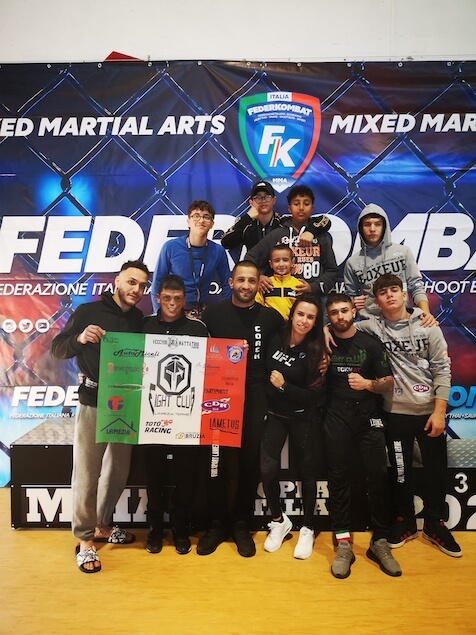 Fight club Lamezia: 3 ori e 2 bronzi nella Coppa Italia di MMA Federkombat