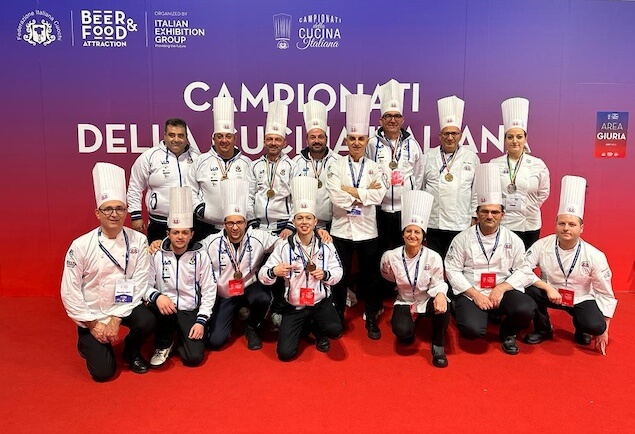 Campionati Italiani di Cucina: un argento e tre bronzi per il Team APCCZ