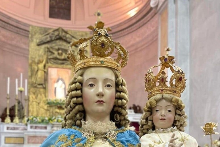 Furto sacrilego a Soriano, rubato l'oro a statua della Madonna