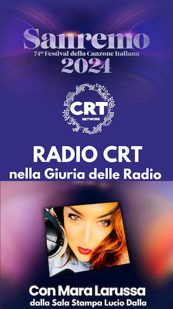 Radio CRT e Mara Larussa nella Giuria delle Radio al Festival di Sanremo