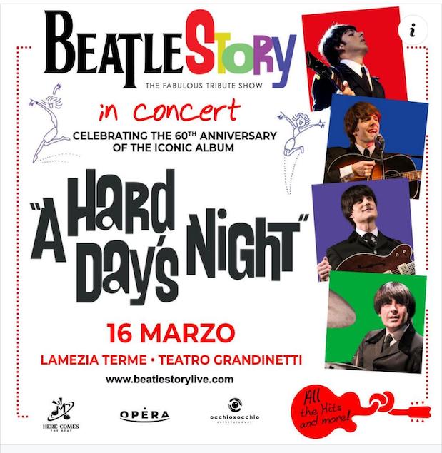 60th A Hard Day's Night: a Lamezia uno spettacolo per celebrare i Beatles