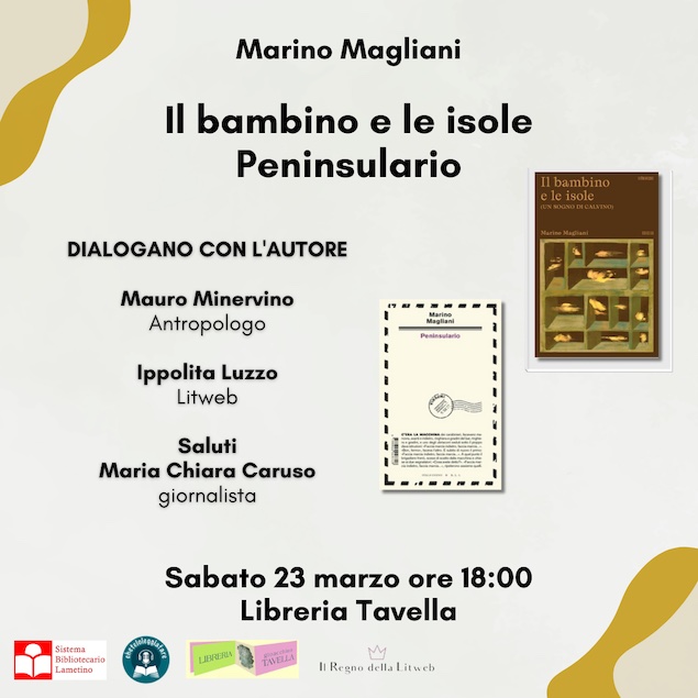 Lo scrittore e traduttore Marino Magliani a Lamezia Terme