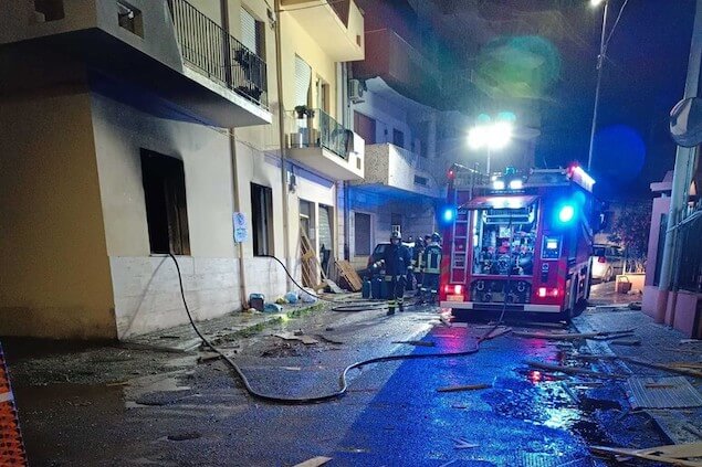 Esplosione in una abitazione a Reggio Calabria, un ferito